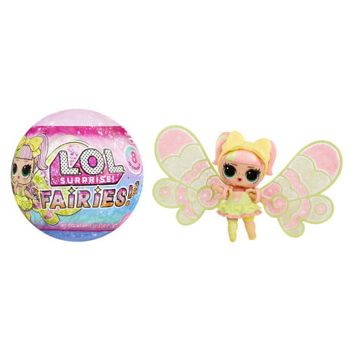 LOL Surprise Fairies! Tots Dolls with Make-Your-Own Fairy Wings and 8+ Surprises to Unbox Including Matching Fairy Accessories – Great Gift for Kids Ages 4+