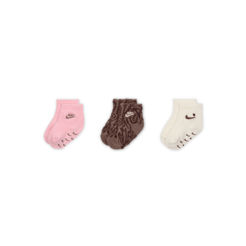 Nike Wild Warmth Infant/Toddler Ribbed Gripper Socks (3 Pairs). Nike.com