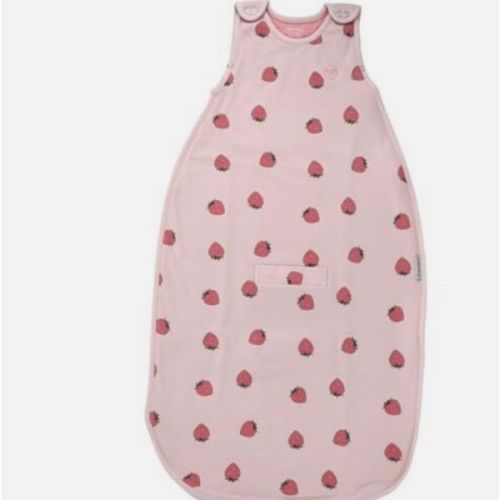 4 Season® Ultimate Baby Sleep Bag, Merino Wool & Organic Cotton, Strawberry