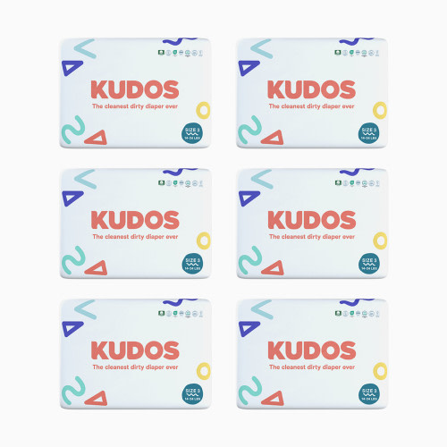 Kudos Diapers, Monthly Supply - Size 3, 180 Count