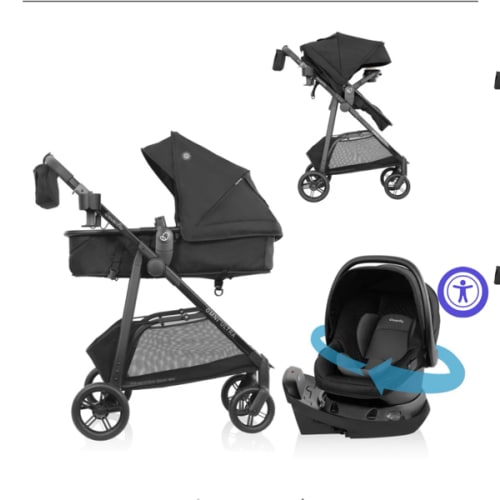 Omni Ultra Travel System with Revolve180 LiteMax NXT Rotational Infant Car Seat