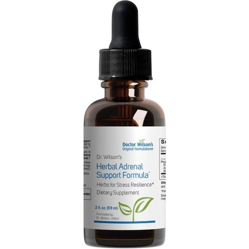 Dr. Wilson's Herbal Adrenal Support Formula adaptogenic Herbs for Daily use, Sleep and Energy Support 2 Ounces