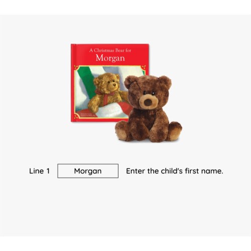 A Christmas Bear Personalized Book & Plush Set