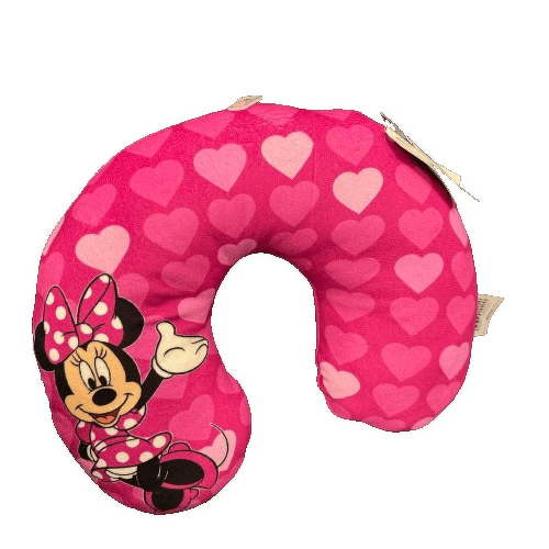 Disney Minnie Mouse kids Travel Neck Pillow for Airplane, Car
