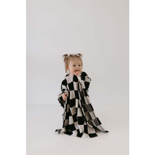 Hooded Towel | Black Checkerboard – Tenth & Pine