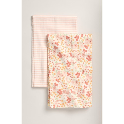 2-Pack Assorted Muslin Swaddles