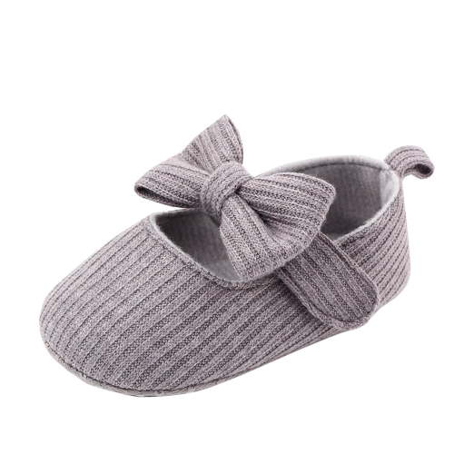 ZACPNCV Infant Newborn Shoes Summer Cute Knitted Bow Wool Shoes Non-slip Baby Walking Shoes