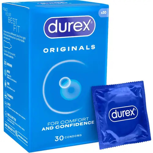 Durex Original Regular Fit Condoms 30 pack