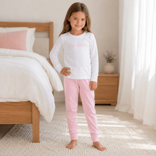 Big Sister Pajamas - Sibling Gifts - Peruvian Pima Cotton – Magnolia Baby