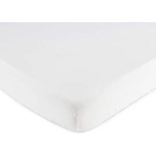 SheetWorld Baby Fitted Bassinet Sheet Fits Nuna Mixx 12 x 29 inches, 100% Cotton Jersey Hypoallergenic Sheet, Unisex Boy Girl, Organic White, Made in USA