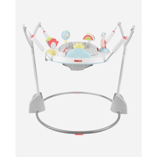 Skip Hop Baby Activity Play Bouncer for Baby Ages 4m+ Silver Lining Cloud, Foldable