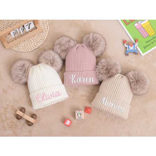 Personalized Name Baby Beanie,Custom Crochet Beanie Hat,Winter Hat for Baby and Toddler,Baby Name Hat Embroidered,Newborn Hat,Christmas Gift