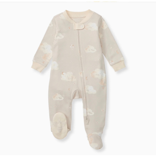 Good Night Sky Organic Cotton Sleep & Play - Limestone