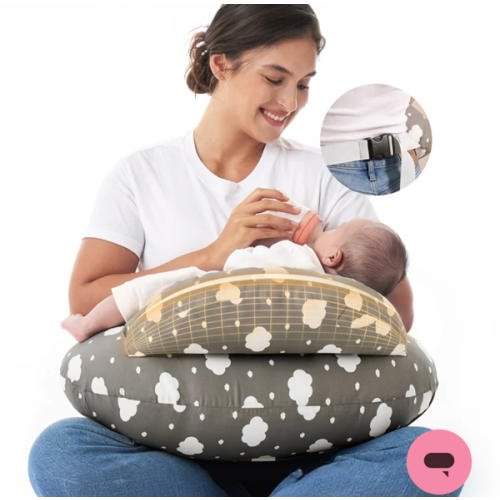 Adjustable Nursing Pillow in Classic Grey – Momcozy