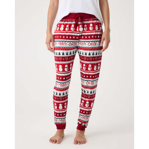 Festive Fair Isle Women's Pajama Pants - Little Sleepies