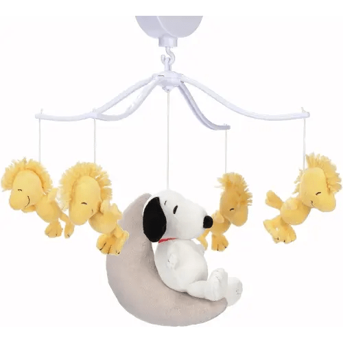 Bedtime Originals Snoopy Love Musical Baby Crib Mobile Soother Toy