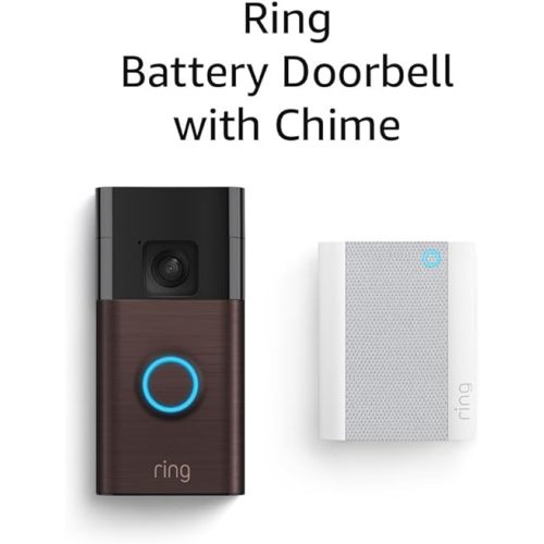 Ring Battery Doorbell with Ring Chime