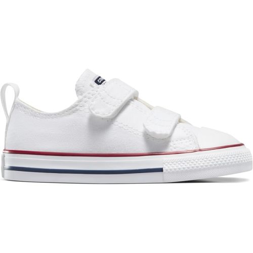 Amazon.com | Converse Kids' Chuck Taylor All Star 2V, White/Garnet/Navy, 6 Toddler | Sneakers