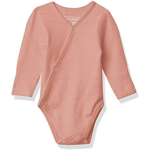 L'ovedbaby unisex-baby Organic Cotton Baby Kimono Bodysuit
