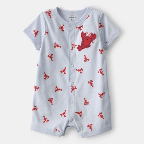 Baby Carter's Lobster Short-Sleeve Romper