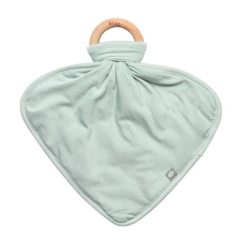 Lovey with Wooden Teething Ring