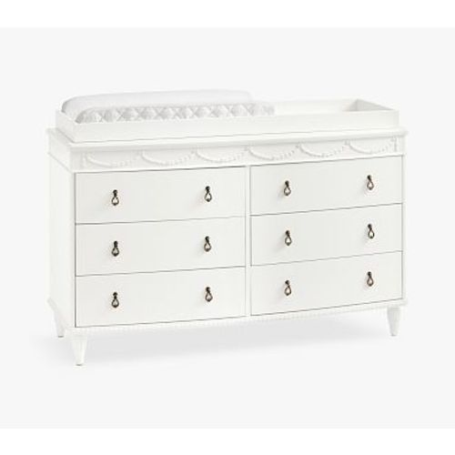 Adeline Extra-Wide Dresser & Topper, Simply White, In-Home Delivery