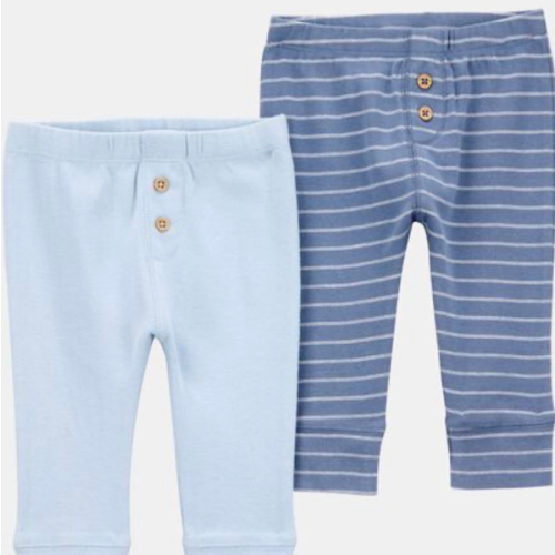 Baby Boy 2-Pack Pull-On Pants - Blue | Carter's