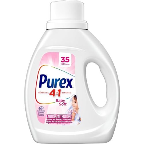 Purex Baby Soft, Concentrated Liquid Laundry Detergent 1.17L/35 Loads