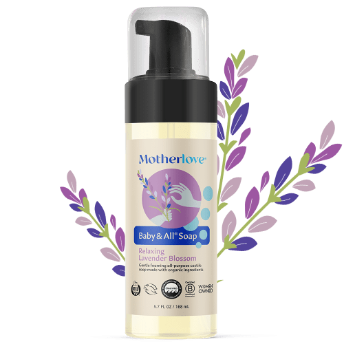 Baby & All Non-Toxic Foaming Castile Soap - Relaxing Lavender Blossom – Motherlove Herbal Company