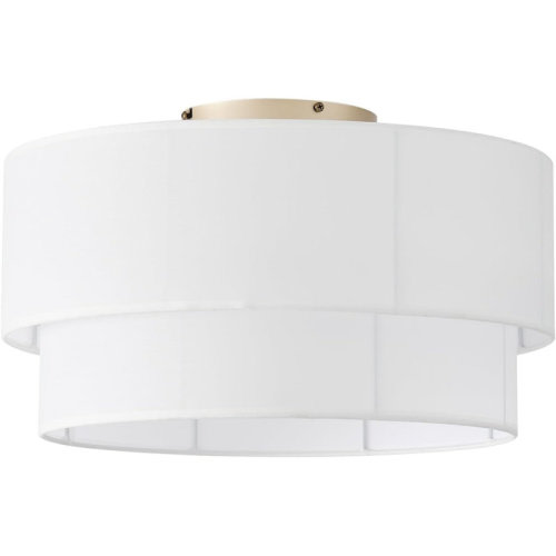 Latitude Run® Ceiling Fan with Lights Low Profile, 20" Flush Mount Boho Ceiling Fan with Light Remote Control, Rattan 6 Speeds for Bedroom, Living Room, Nursery | Wayfair