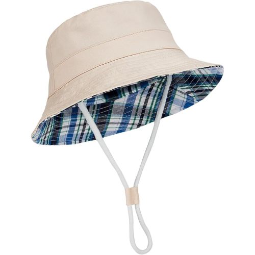 Durio UPF 50+ Beach Baby Sun Hat Sun Protection Cute Wide Brim Summer Baby Boy Bucket Hats Toddler Sun Hats for Girl