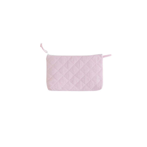 Quilted Cosmetic Pouch- Light Pink – VACE