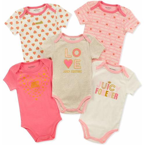 Baby Girls 5 Packs Bodysuit