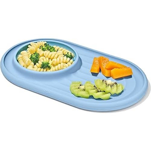 OXO Tot Textured Suction Plate – Dusk