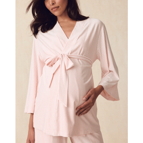 LAKE | Women | Size L | DreamModal® Pajamas | Fog Maternity Kimono Bundle