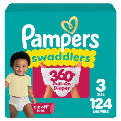 Pampers Swaddler 360 Disposable Baby Diapers - Size 3 - 124ct