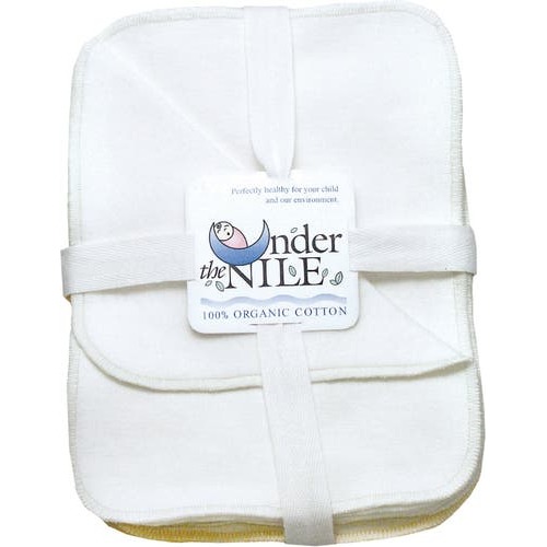 Set of 12 Organic Egyptian Cotton Washcloths