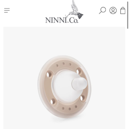 Ninni Pacifier Oatmeal 1 Pack
