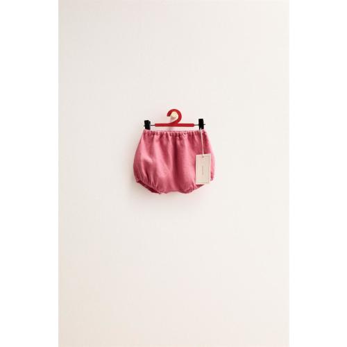 ZARA TIMELESS - 100% LINEN BLOOMERS - Pink | ZARA United States