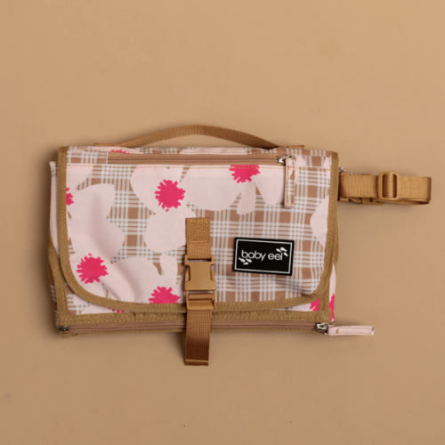 Diaper Changing Pad - Vintage Palaka Zinnia