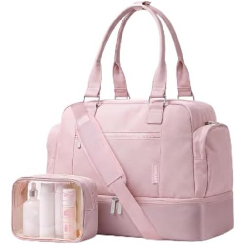 Travel Duffle Bag, Carry On Overnight Weekender Bags for Women/Men