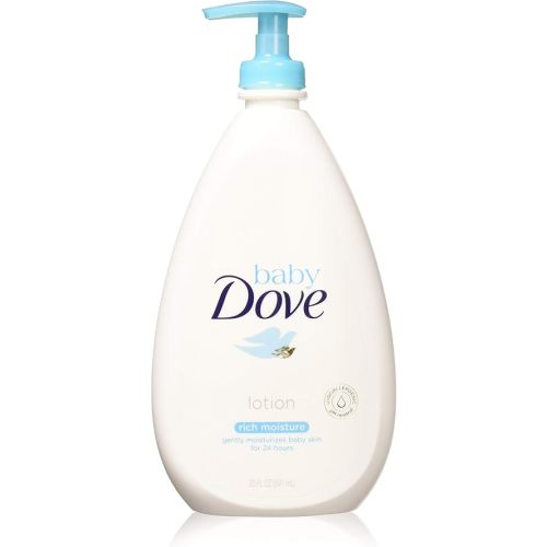 Baby Dove Rich Moisture Face and Body Lotion, 20 Fl Oz (Pack of 4)