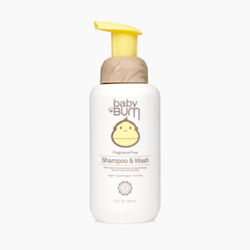 Baby Bum Foaming Shampoo & Wash - Fragrance Free, 12 fl oz