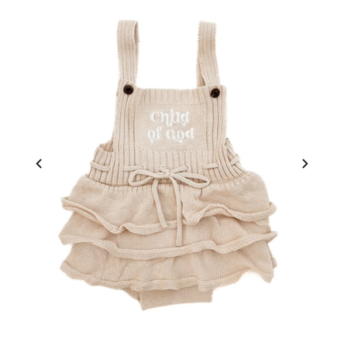 Knit Ruffled Child of God Dress – OUR HOUSE ABOVE