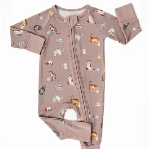 Cats and Coffee Bamboo Sleeper – Little Crowns & Capes