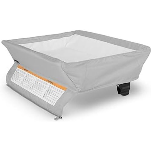 UPPAbaby Remi Changing Station/Wipeable Surface/Simple Attachment and Storage/Stella (Grey Brushed Mélange)