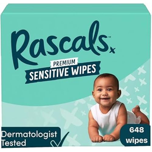 Rascals + Premium Sensitive Baby Wipes - (648ct)