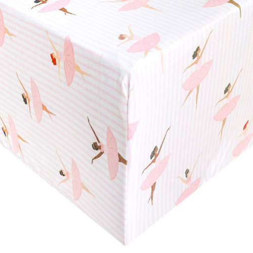 Premium Knit Fitted Crib Sheet - Katerina