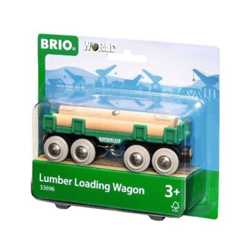 BRIO World Lumber Loading Wagon
