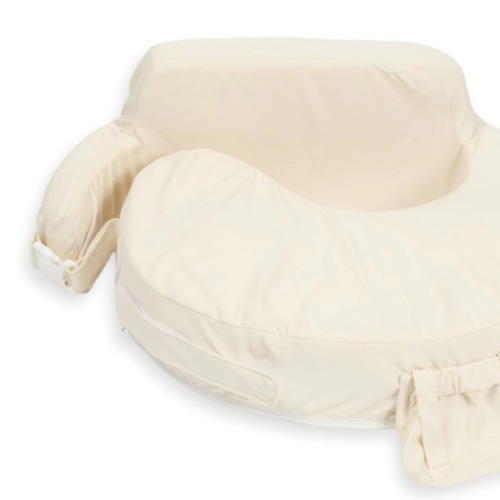 Super Deluxe Oat Nursing Pillow with 100% Organic Cotton Cover